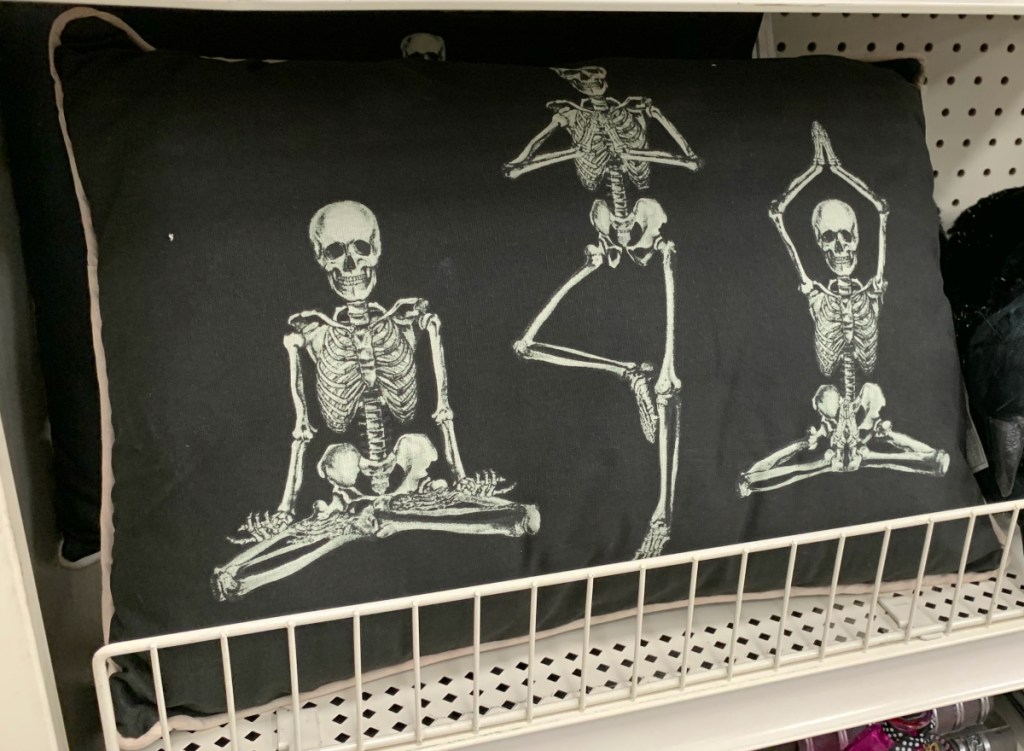 Ashland Yoga Skeleton Pillow