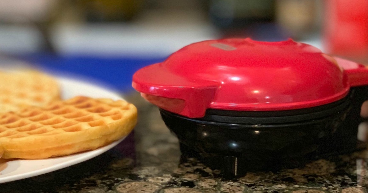 This Best Mini Waffle Maker is on Sale at Amazon Hip2BeHome