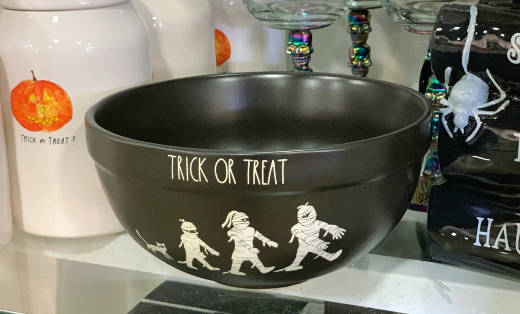Rae Dunn Trick or Treat Candy Bowl