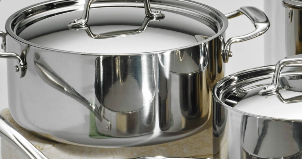 close up of Tramontina cookware