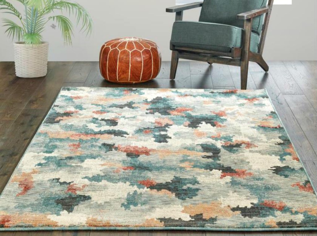 allen + roth Brinkley Multi-color Indoor Bohemian Throw Rug