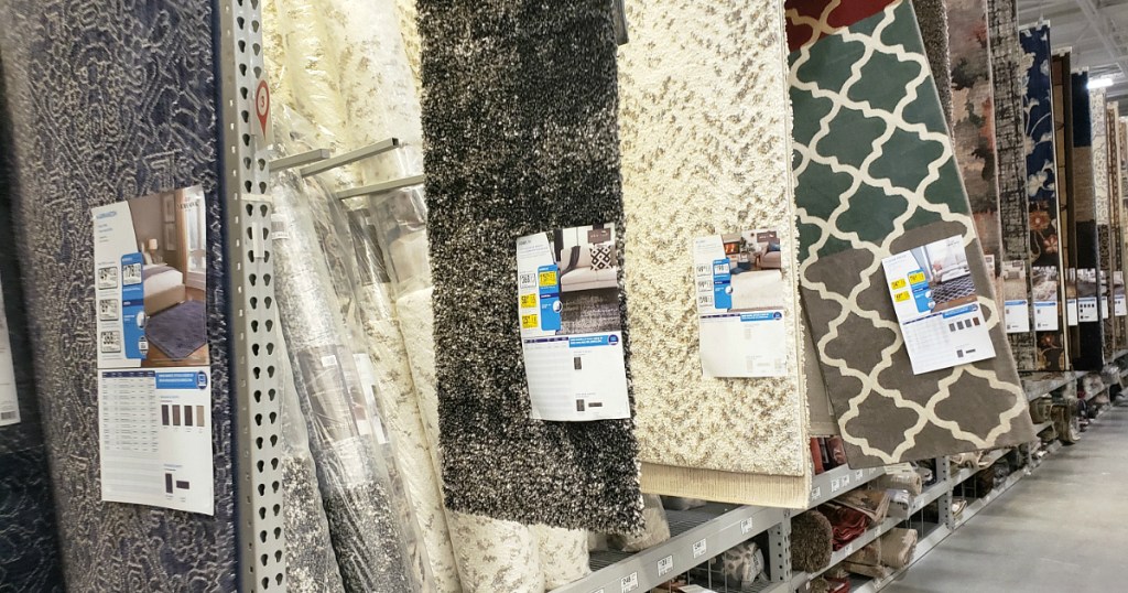 clearance area rugs at Lowe's