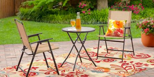 Got a Small Patio? Pay Under $40 Delivered for this Folding Bistro Set