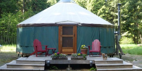 You Can Pop Up a Yurt in Your Own Backyard – And It Will Give Guests a Place of Their Own