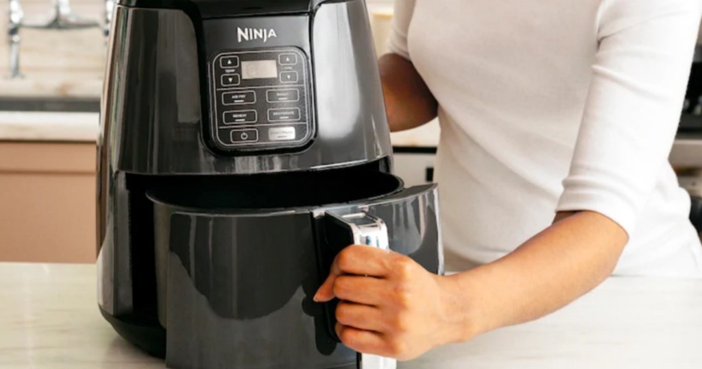 opening Ninja air fryer 